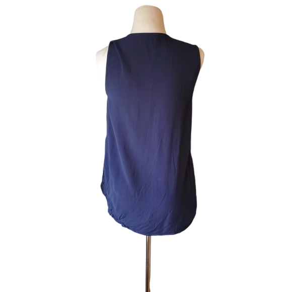 Madewell Womens Sz S Navy Blue Novella Henly Tank Top - Picture 4 of 8